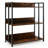3-Tier Industrial Bookshelf Storage Shelf Display Rack with Adjustable Shelves