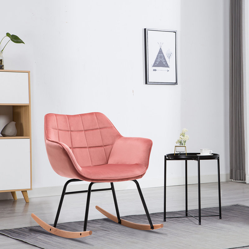 Kegley Rocking Chair, Pink
