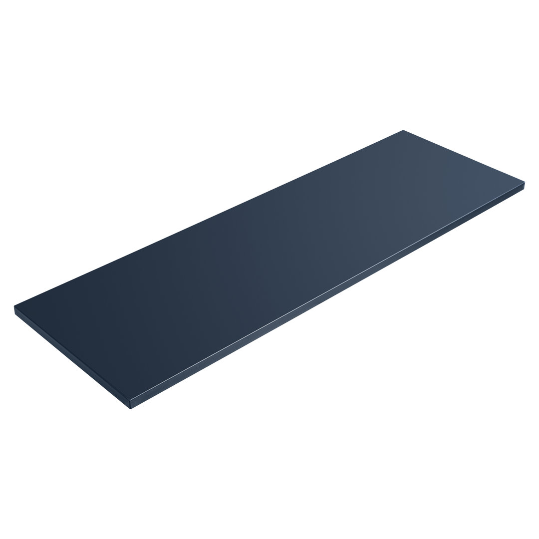 Schairer 140.4Cm Double Bathroom Vanity Top in Navy