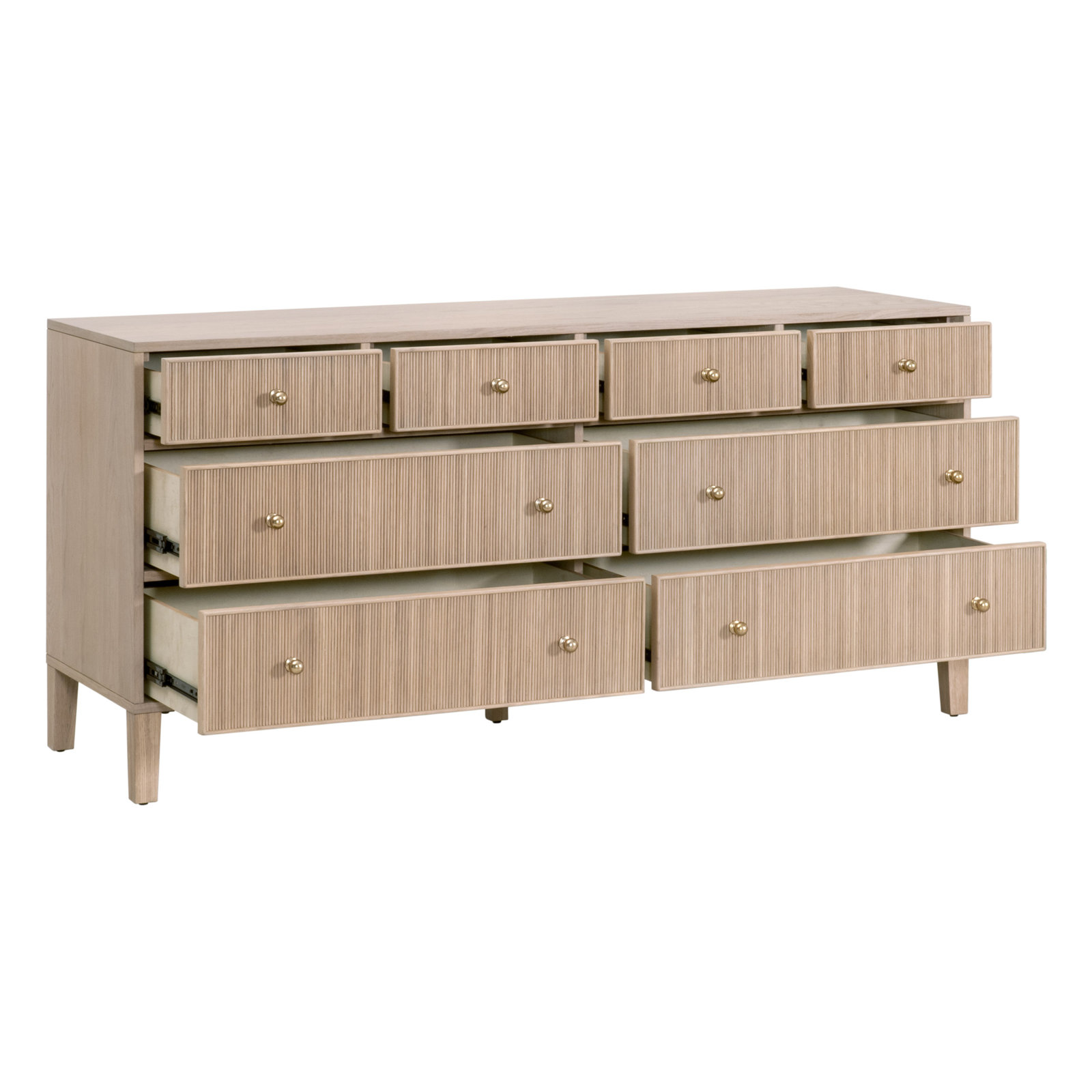 Taube 67.5 " Oak Double Dresser, Natural Brown