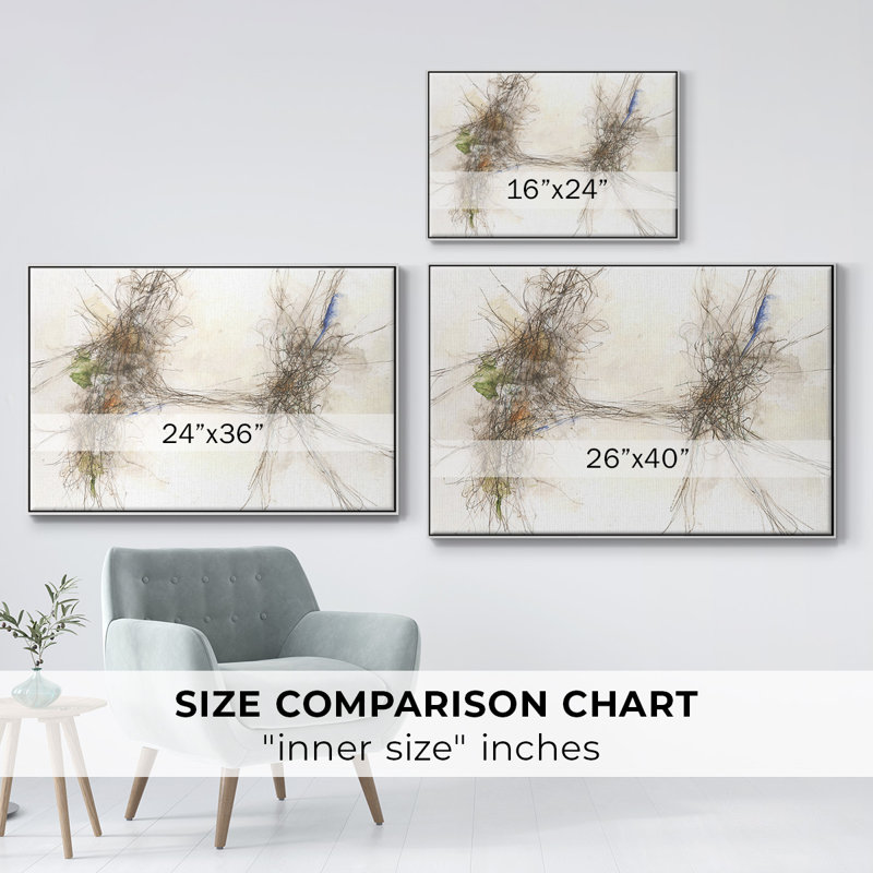 Earth Earth II, reproduction d'art sur toile, H 27 po x l 41 po x P 2 po, Blanc