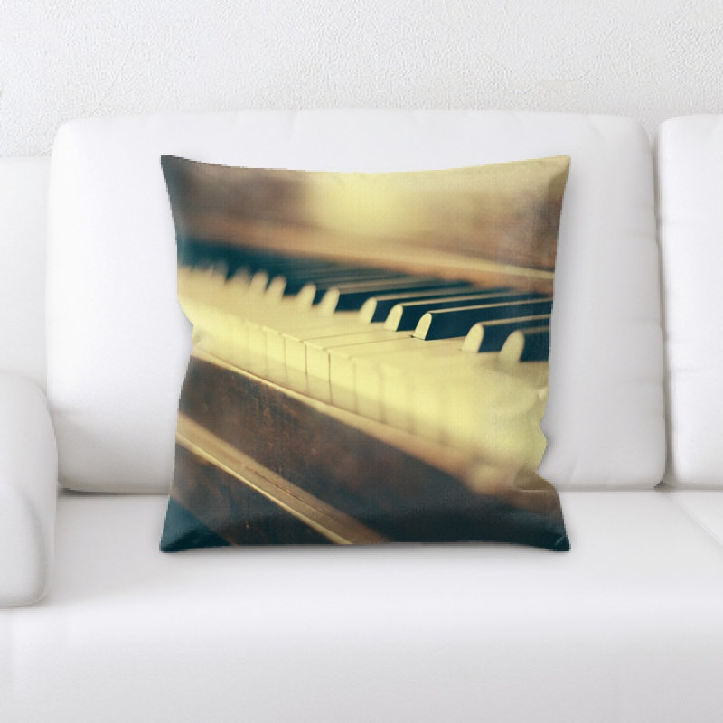 Housse et insert de coussin carré piano