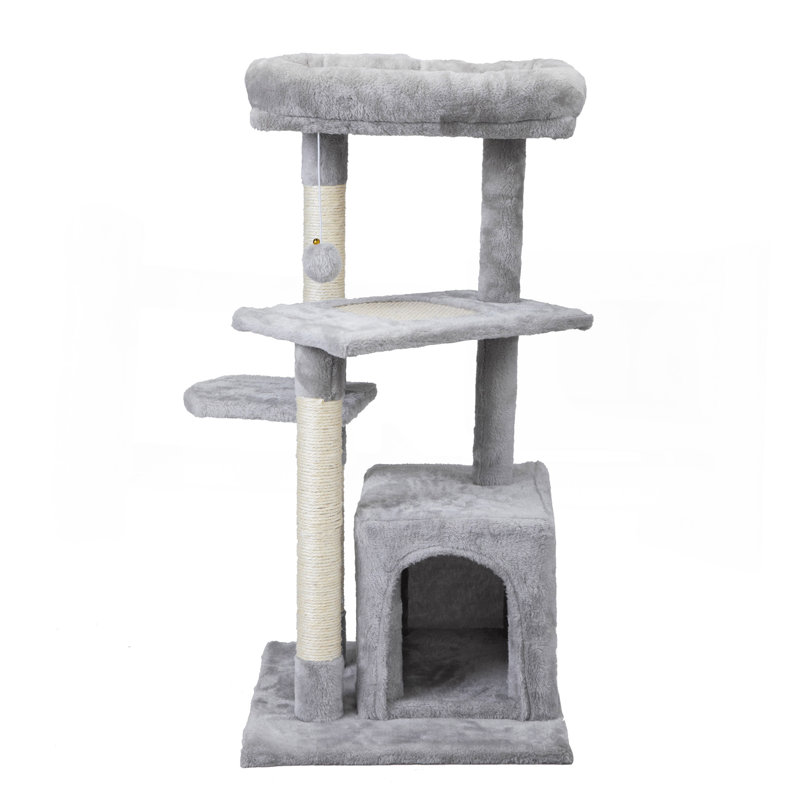 Maison pour chat à deux niveaux