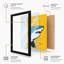 Shark In Yellow Sky Modern - Print-407080546-407080548