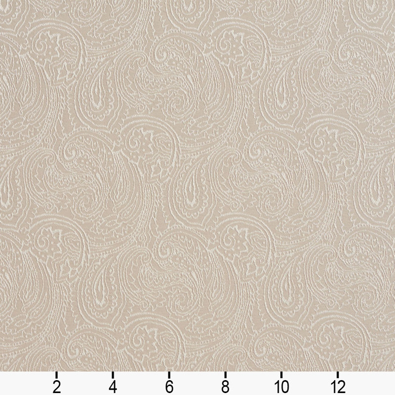 Tissu motif cachemire, Beige