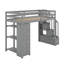 Lit mezzanine simple avec tiroirs et escaliers-1749536584