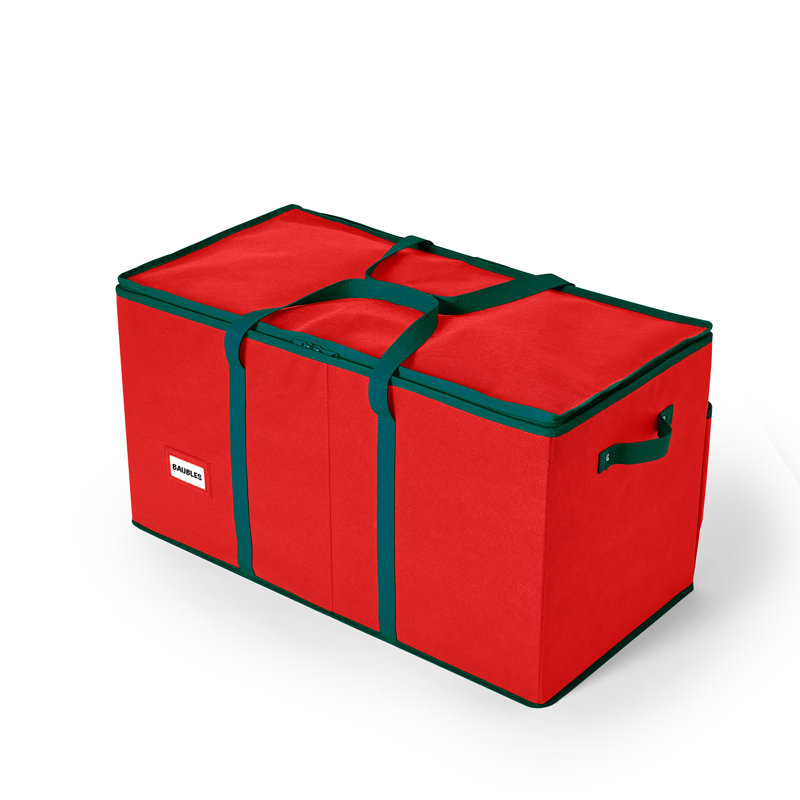 Angi Ornament Storage, Red