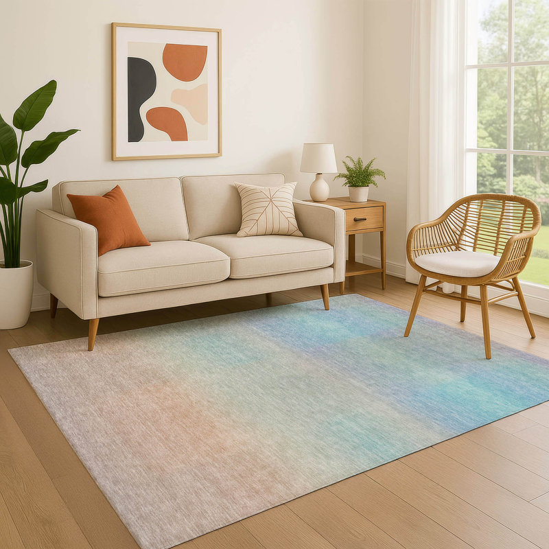 Tapis de qualité supérieure lavable à la machine AMF1735, Rectangle 10 pi x 14 pi