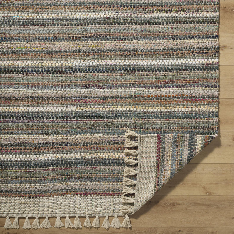 Tapis tissé à la main Everetta Global, Rectangle 5 pi x 7 pi