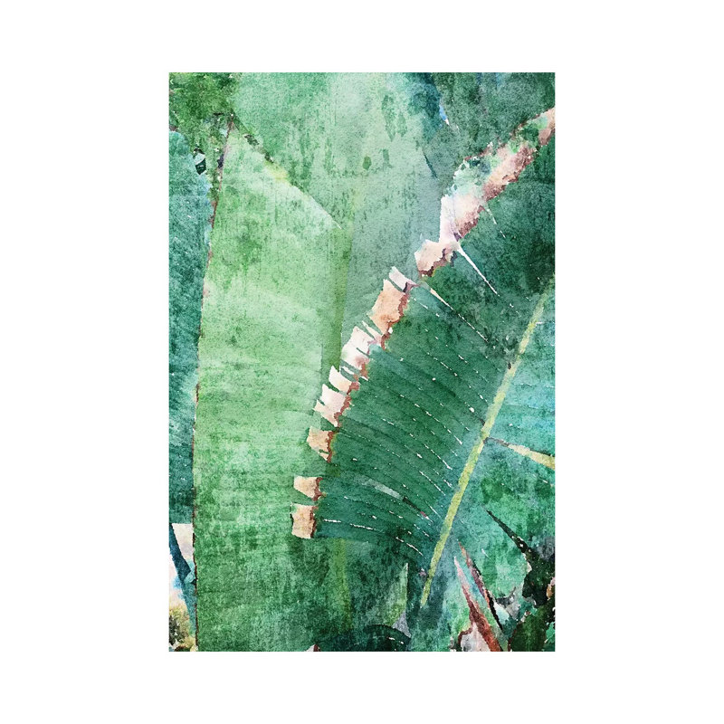Palm Leaves In The Sun I by Irena Orlov - Wrapped Canvas Painting, 20.32 cm H x 30.48 cm W