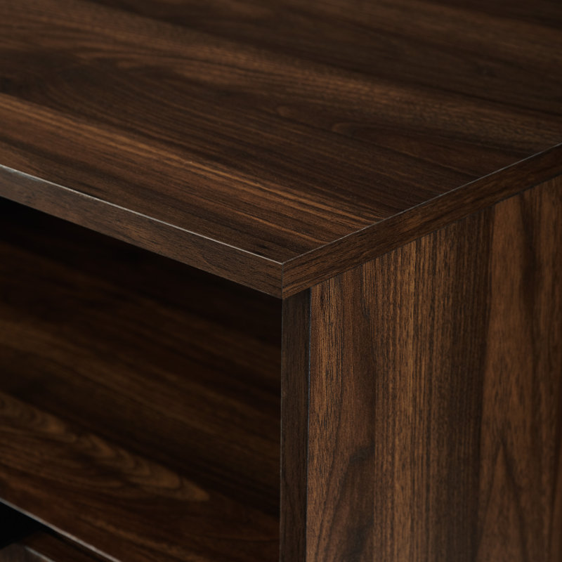 Milian 197 Cm Wide 4 Drawer Sideboard, Dark Walnut