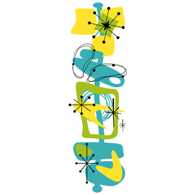 Retro Totem " Retro Totem 4 " by Christopher Kennedy