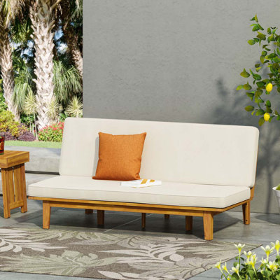 Outdoor Patio Wooden Daybed Sofa