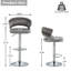 Christal Height Adjustable Swivel Bar Stool-821237720-821237724