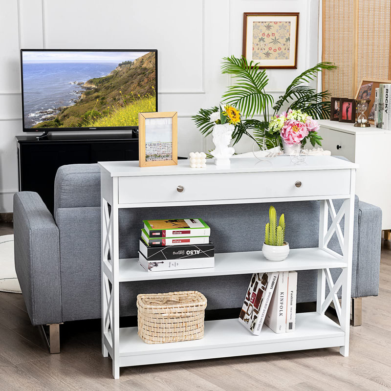 Union 100cm Console Table, White