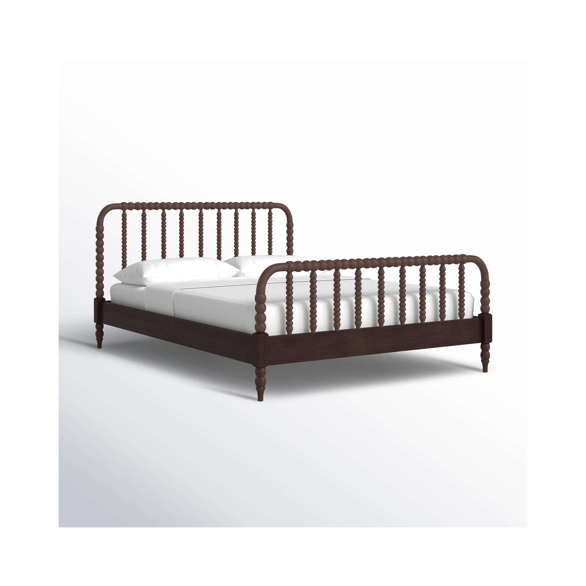 Benbrook Wood Spindle Bed, Antique Coffee, King
