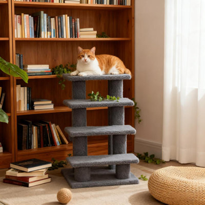 Escalier à griffer à plusieurs niveaux pour chat, pour salon, chambre à coucher