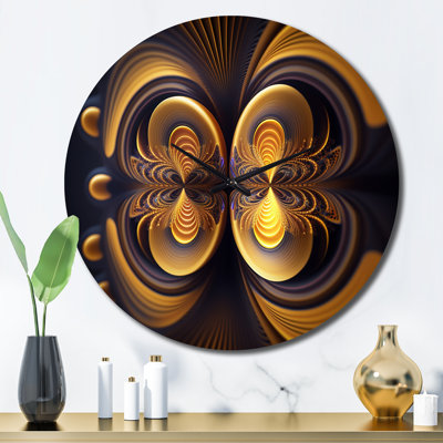 Horloge murale Op-Art Retro