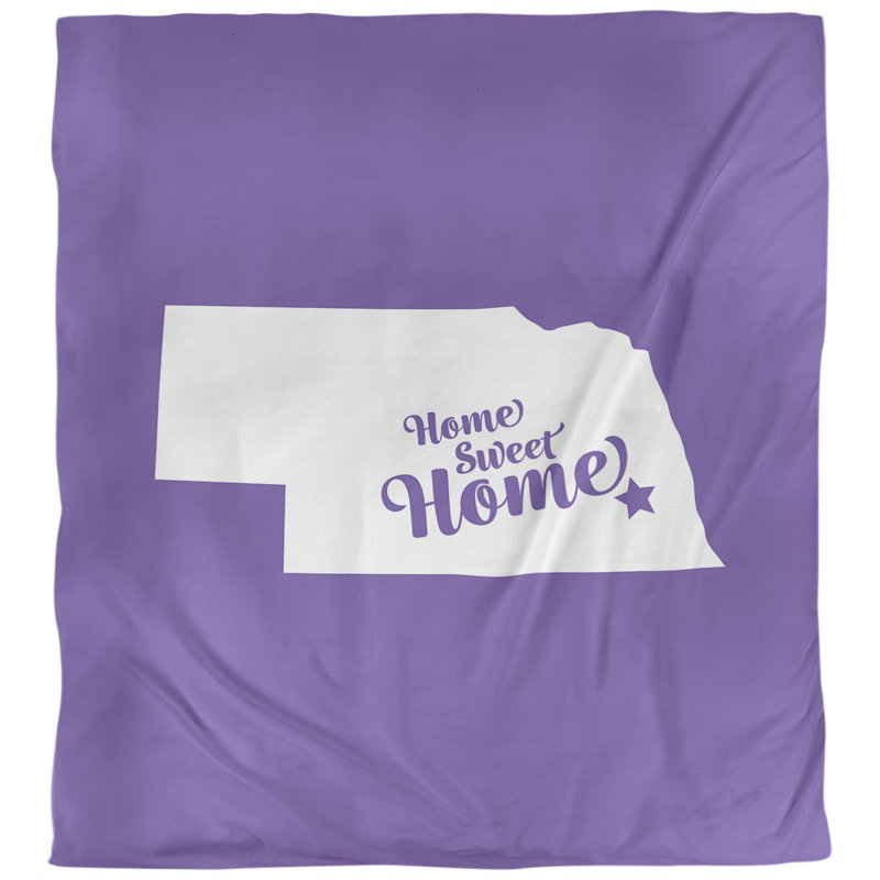 Housse de couette lincoln doux, Housse de couette pour très grand lit, Mauve, Microfibre