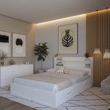 Catenia Bookcase Storage Bed