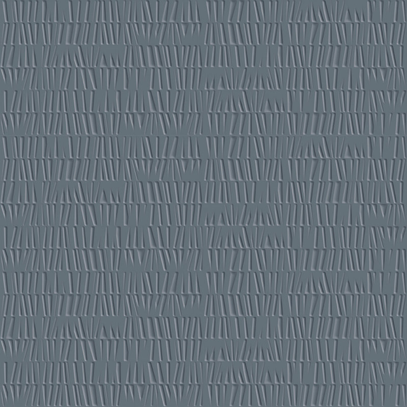 Solara 12" x 36" 3D Porcelain Wall Tile, Navy Blue