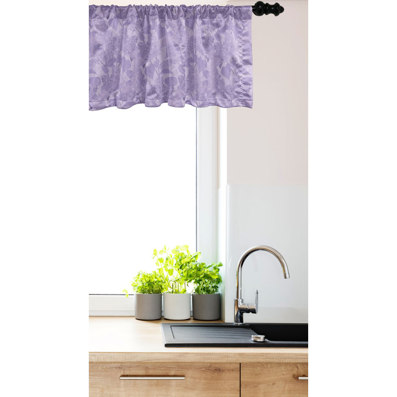 Ensemble de 2 cantonnières lilas Ambesonne, L 42 po x L 18 po