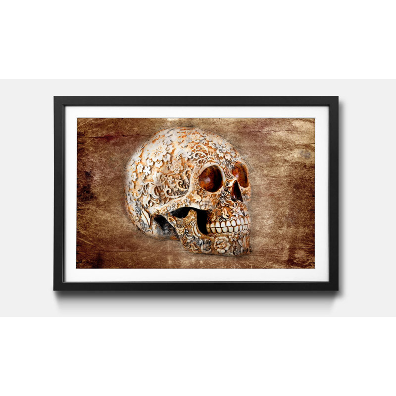 Laughing Death - Single Picture Frame Print, 40cm H x 60cm W