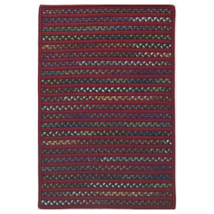 Donnay Braided Red/Blue/Green Rug