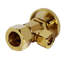 5/8" x 3/8" OD x 15" Corrugated Faucet or Toilet Supply Line with 1/4 Turn Angle Shut Off Valve-99423262