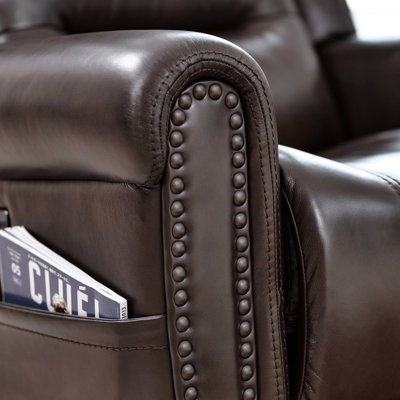 Cuir avec inclinaison électrique double cloutée