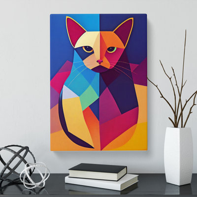 Abstract Cat Vol.1 - Wrapped Canvas
