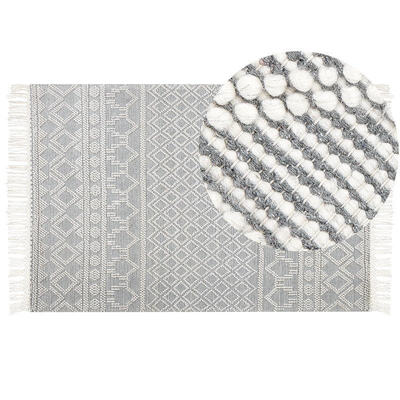 Sliger Geometric Hand Woven Area Rug, Rectangle 200 x 300cm