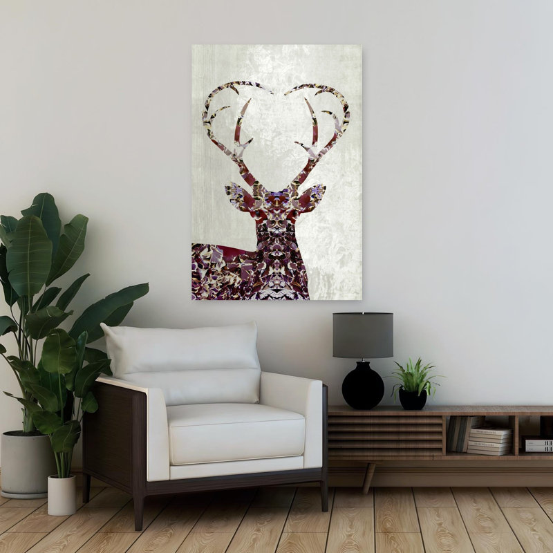 Art contemporain, art moderne audacieux, forêt pacifique, H 36 po x l 24 po