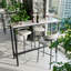 Maurietta Stone Top Metal Base Dining Table-368727295