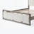 Platform Bed with Boucle fabric Headboard-1862561976