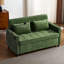 Canapé-lit coulissant de 56,9 po avec canapé-lit réversible, poches latérales, deux ports USB et support pour téléphone dans le salon, vert-1931712311