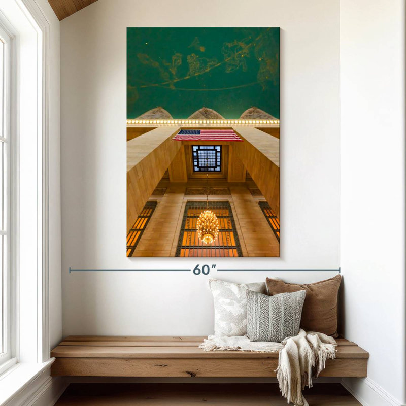 Aime Grand Central Station Ceiling, 51" H x 34" W