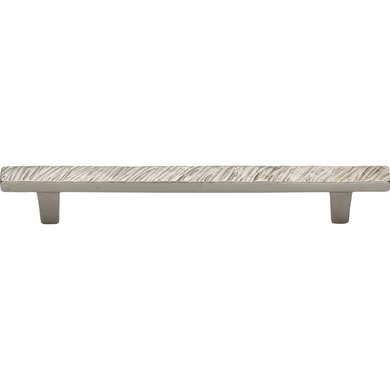 Textured Cabinet Pull, White Bronze, 3 3/4″