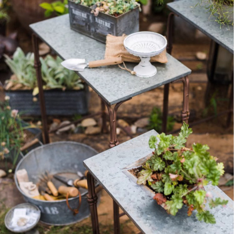 Support à plantes aires, H 26,38 po x L 24 po x P 14,17 po