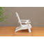 Chaise Adirondack en polystyrène - Blanc