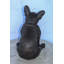 Statue de bouledogue français en bronze de la collection Nifao, élégante décoration canine 12 po x 12 po x H 17 po