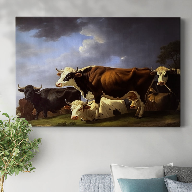 Animaux, série de paysages, H 12 po x l 18 po