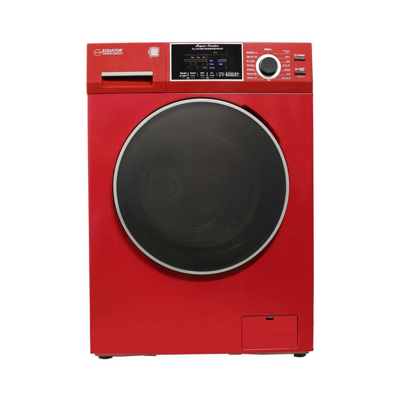 Laveuse et sécheuse tout-en-un Equator VENTLESS / cycle PET PET 1,62 pi³ / 15 lb 110 V , Red