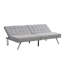 Structure en bois, pieds en acier inoxydable, futon, canapé