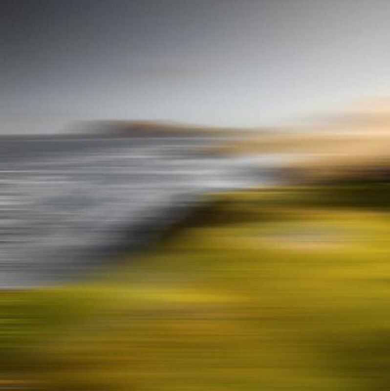 «Blured Line II» par Michelle Bennett - impression, Plexi, H 40 po x l 40 po