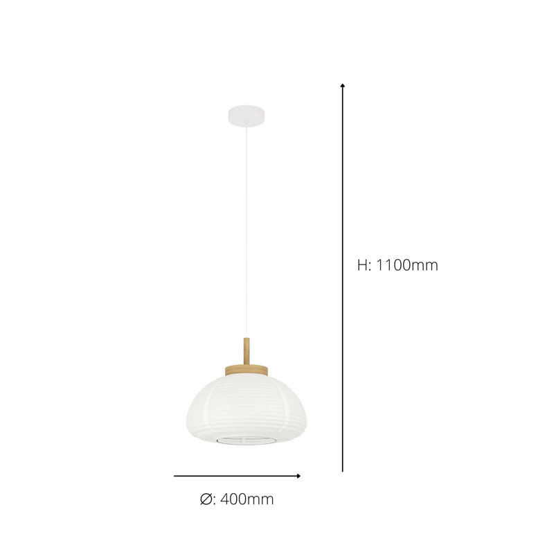 Benedicta 1 - Light Dome Pendant