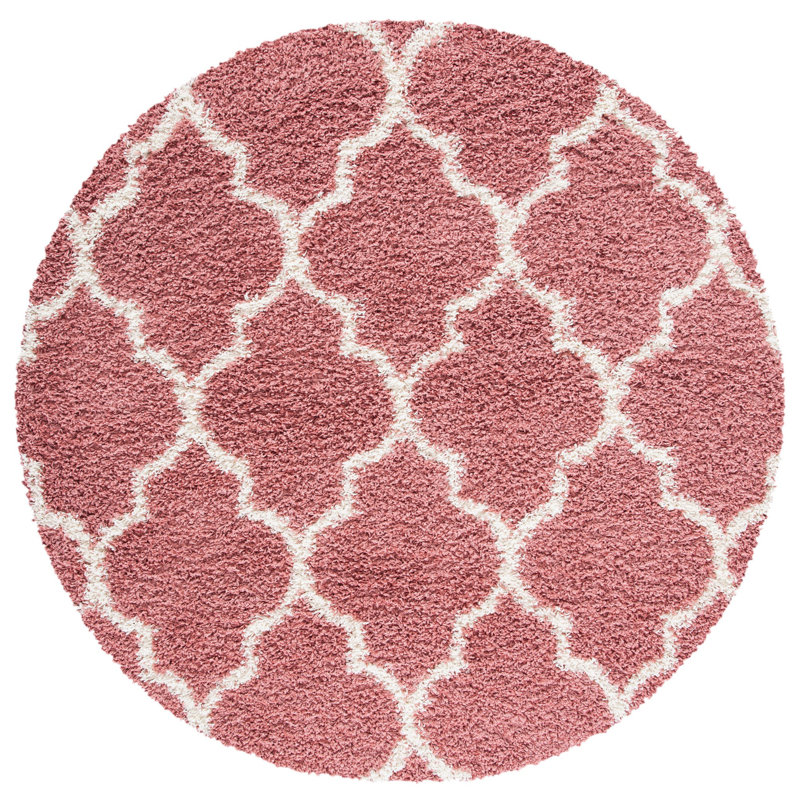 Bertille Performance Geometric Rug, Round 6'7"