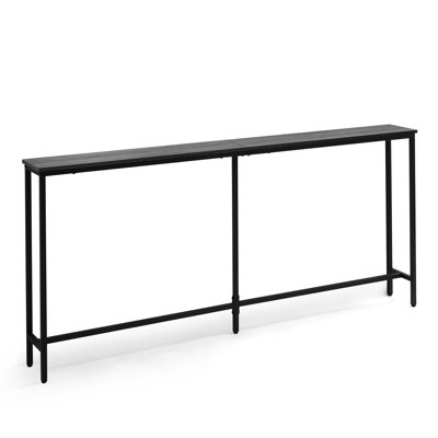 Console étroite CAPHAUS pour le vestibule, table de canapé de conception classique, étroite pour le salon, table de canapé Skinny, table d'entrée pour le couloir, table pour plantes, table de décoration