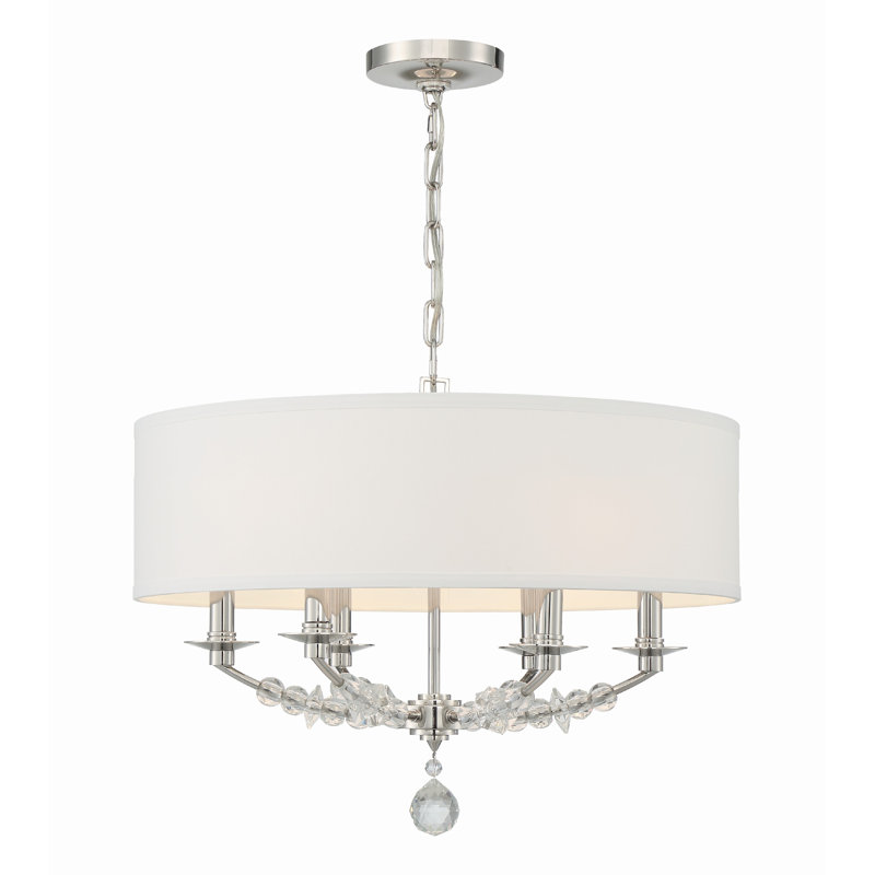 Vann 6 - Light Dimmable Drum Chandelier