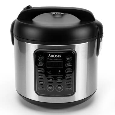 Aroma Select Stainless Rice Cooker & Warmer with Uncoated Inner